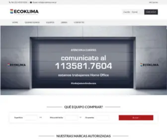 Ecoklima.com.ar(Ecommerce) Screenshot