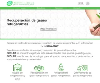 Ecolam.com.mx(Centro de acopio ecologico) Screenshot