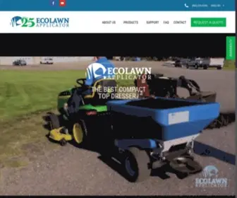 Ecolawnapplicator.com(Ecolawn Top Dresser) Screenshot