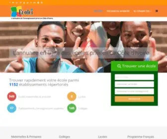 Ecolci.net(écoles) Screenshot