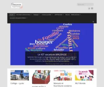 Ecole-Andre-Malraux.org(Cours particuliers en Primaire) Screenshot