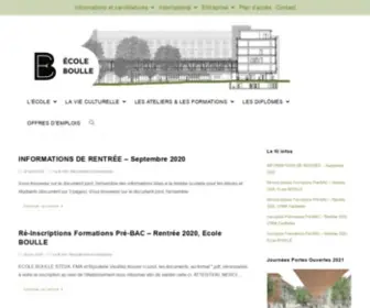 Ecole-Boulle.org(École Boulle) Screenshot