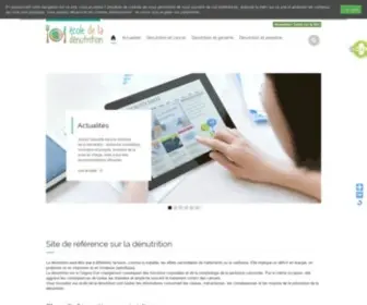 Ecole-DE-LA-Denutrition.com(Dénutrition) Screenshot