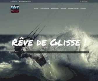 Ecole-Kitesurf-Quiberon.fr(Ecole de Kitesurf à Quiberon en Morbihan) Screenshot