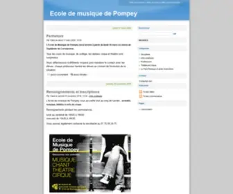 Ecole-Musique-Pompey.fr(Ecole de musique de Pompey) Screenshot