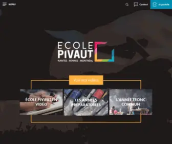 Ecole-Pivaut.fr(école) Screenshot