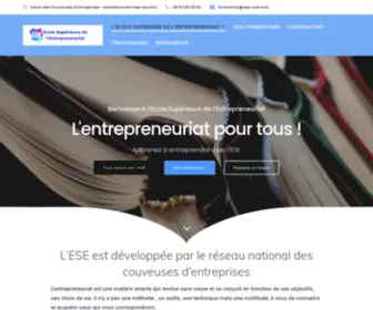 Ecole-Superieure-Entrepreneuriat.com(Ecole Supérieure de l'Entrepreneuriat) Screenshot