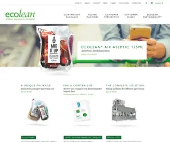Ecolean.com(Lightweight packaging) Screenshot