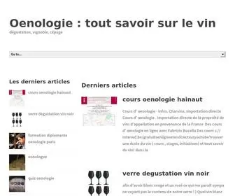 Ecolebuissonnieredebacchus.fr(Tout savoir sur le vin) Screenshot