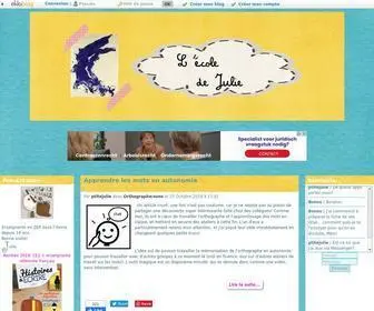 Ecoledejulie.fr(Cp ce1) Screenshot