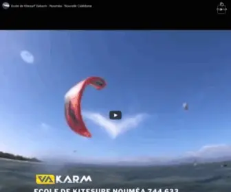 Ecoledekitenoumea.nc(Kitesurf) Screenshot