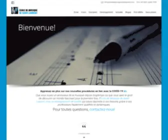 Ecoledemusiquesaintlaurent.com(Laurent) Screenshot