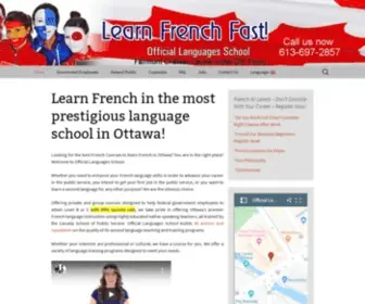 Ecoledeslanguesofficielles.ca(Official Languages School) Screenshot