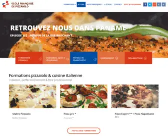 Ecolefrancaisedepizzaiolo.com(Notre Ecole de Pizzaiolo N°1 en France propose des stages) Screenshot