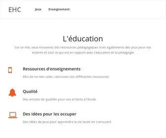 Ecolehenrichalland.fr(Ressources) Screenshot