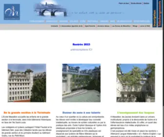 Ecolemassillon.com(Ecole Massillon Paris) Screenshot