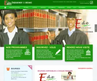 Ecolendirect.fr(EDE-Ecole en Direct-FOAD-Elearning-Formation en ligne à distance) Screenshot