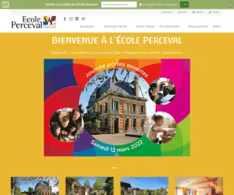 Ecoleperceval.org(Ecole Perceval de Chatou) Screenshot