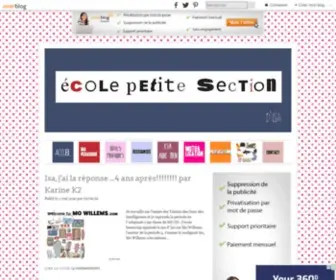 Ecolepetitesection.com(école petite section) Screenshot