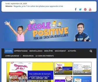 Ecolepositive.fr(Ecole Positive) Screenshot