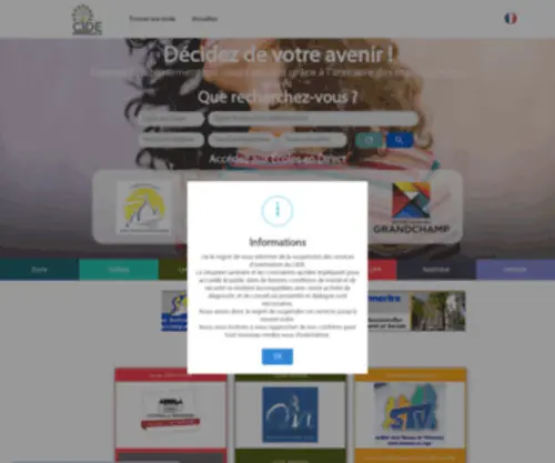 Ecoles-DE-Commerce.info(LE CIDE) Screenshot