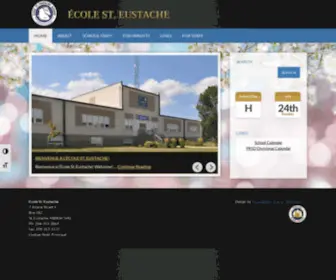 Ecolesteustache.ca(École St) Screenshot