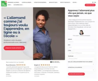 Ecolesuissedallemand.ch(Cours d'allemand en Suisse) Screenshot
