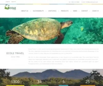 Ecoletravel.com(Ecole Travel) Screenshot