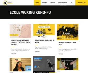 Ecolewuxing.com(Ecole Wuxing Kung) Screenshot