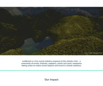 Ecolibrium.earth(Tackling Travel Impacts) Screenshot