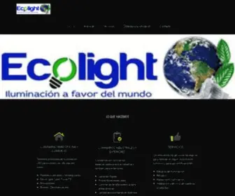 Ecolightiluminacion.com.mx(Título del sitio) Screenshot