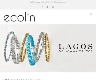 Ecolin.com(Fine Jewelers Est) Screenshot