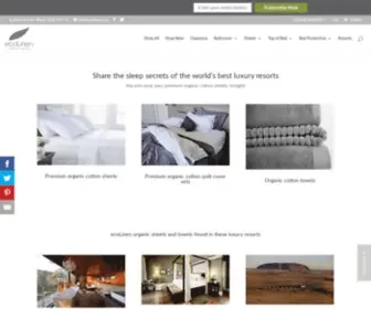 Ecolinen.com.au(EcoLinen Organic) Screenshot