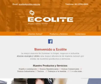 Ecolitesolutions.com(Domos y techos de policarbonato) Screenshot