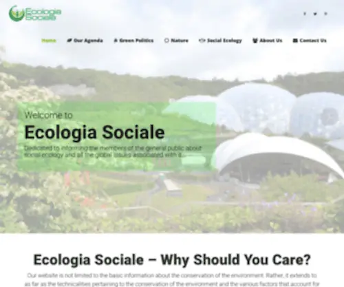 Ecologiasociale.org(Ecologia Sociale) Screenshot