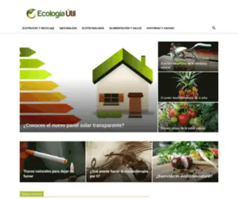 Ecologiautil.com(Ecología Útil) Screenshot