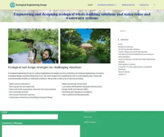 Ecological-Engineering.com(Civil Engineering and Ecological Wastewater Solutions) Screenshot