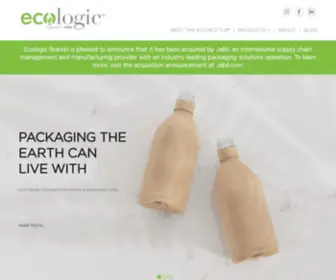 Ecologicbrands.com(THE ECO.BOTTLE®) Screenshot