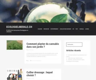 Ecologieliberale.ch(Ecologie) Screenshot