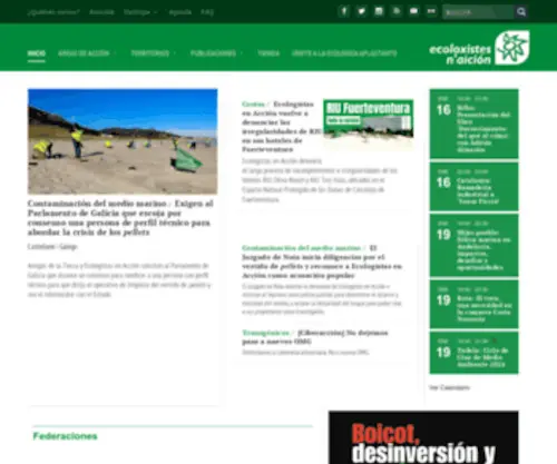 Ecologistasenaccion.es(España) Screenshot