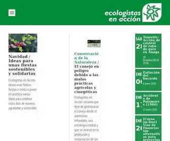 Ecologistasenaccion.org(España) Screenshot