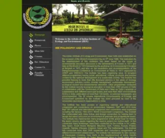 Ecology.edu(Indian Institute of Ecology and Environment New Delhi) Screenshot