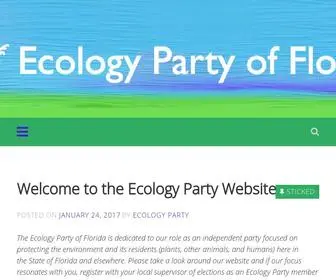 Ecologyparty.org(Ecologyparty) Screenshot