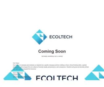 Ecoltech.co.za(Combined in an variety of educational online products) Screenshot