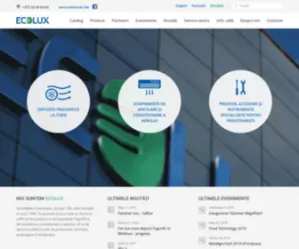 Ecolux.md(Instalații Frigorifice și Aer Condiționat) Screenshot