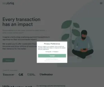 Ecolytiq.com(Sustainable Banking) Screenshot