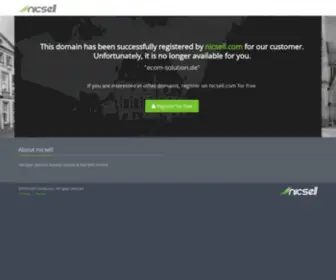 Ecom-Solution.de(This domain has been registered for a customer by nicsell) Screenshot