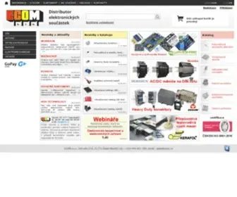 Ecom.cz(Kvalitní elektronické součástky) Screenshot