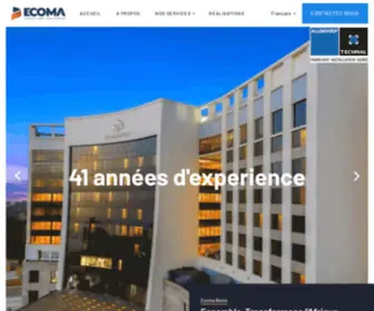 Ecomabenin.com(Aluminium, Façades et Métallerie en Afrique) Screenshot