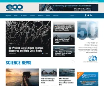Ecomagazine.com(Environment Coastal & Offshore (ECO)) Screenshot